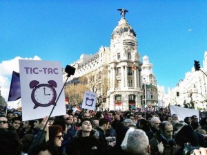 Manif Podemos Madrid Janvier 2015