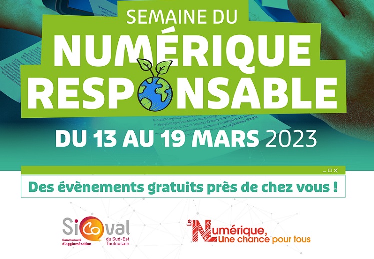Semaine du Numérique Responsable - SICOVAL - 13 au 19 mars 2023